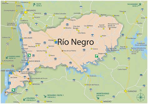 Rio Uruguai Mapa - Bacia do Rio Uruguai - Características e principais ...