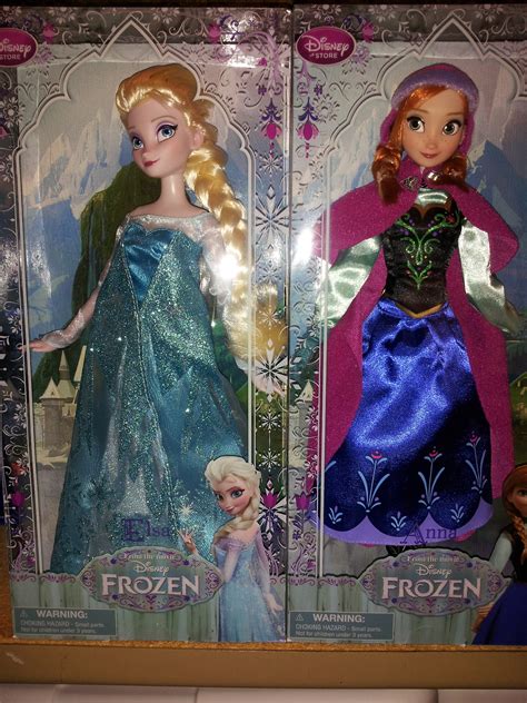 Frozen Disney Store Elsa and Anna Dolls - Elsa and Anna Photo (35934012 ...