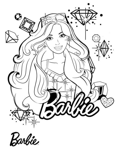 Barbie Paris Coloring Pages