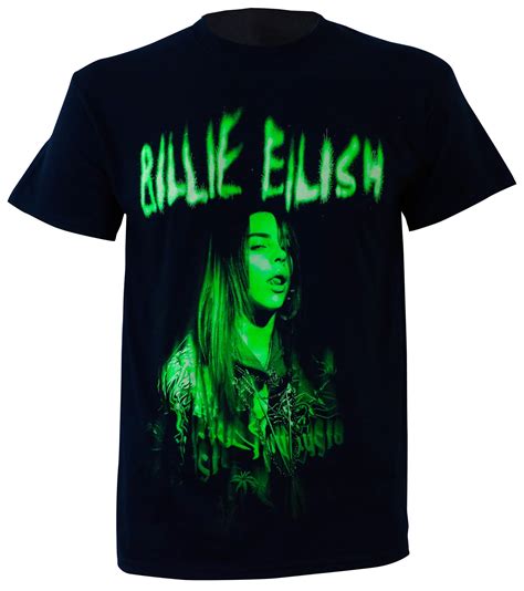 Bravado - Billie Eilish Men's Green Photo T-Shirt Black - Walmart.com ...