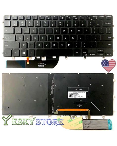 New Laptop Keyboard For DELL XPS 15 9550 15 9560 15BR Backlit US | eBay