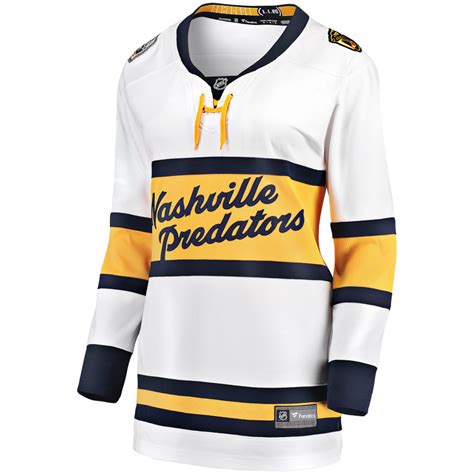 Womens Fanatics Nashville Predators 2020 Winter Classic Replica Jersey ...