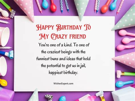 25+ Best Birthday Wishes for Crazy Friend