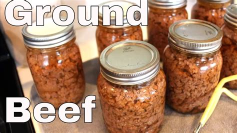 2020 Home Canned Ground Beef With Linda's Pantry - YouTube