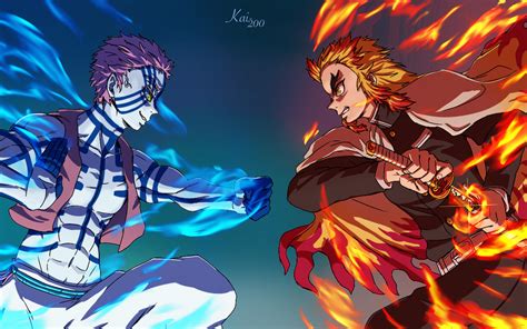 Rengoku vs Akaza by Kai-200 on DeviantArt