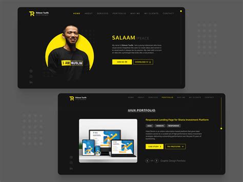 Creative Portfolio Psd Web Template Free Psd Ui Download - Reverasite