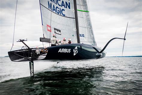 America’s Cup: American Magic AC75 flies on first test sail – Yacht ...