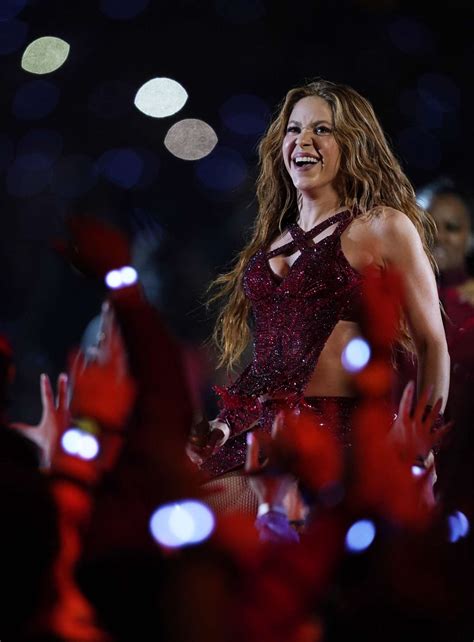 Shakira - Performs during the Super Bowl LIV Halftime Show 2020 in ...