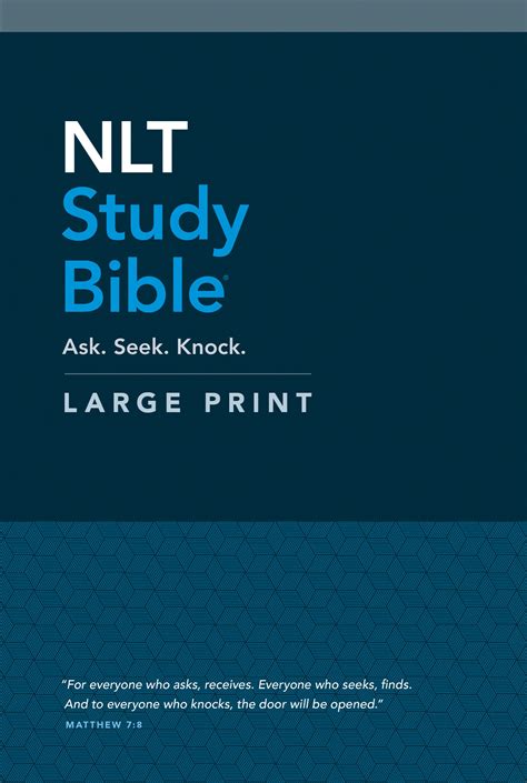 NLT Study Bible Large Print (Red Letter, Hardcover)