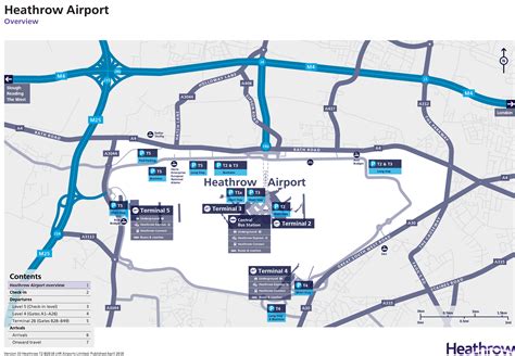 Heathrow Airport Map (LHR) - Printable Terminal Maps, Shops, Food ...