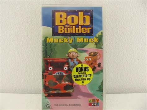 BOB THE BUILDER Mucky Muck VHS Video 1999 2001 ABC $9.99 - PicClick AU