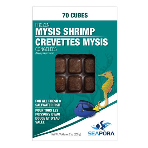 Frozen Mysis Shrimp - 70 Cubes - 200 g – Shrimp Lover & Tropical Fish