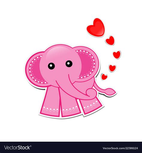 Pink Elephant Cartoon Characters