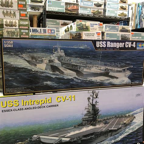 1/350 Trumpeter USS Ranger CV-4 Aircraft Carrier Model Kit, Hobbies ...