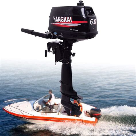 OUKANING Stroke Outboard Motor Marine Boat Engine Fishing Boat Engine ...