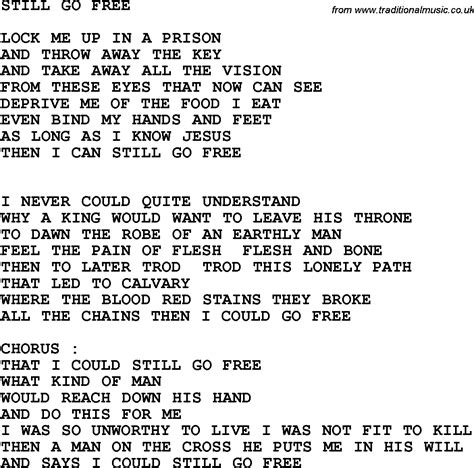 Free Printable Gospel Music Lyrics - Free Printable