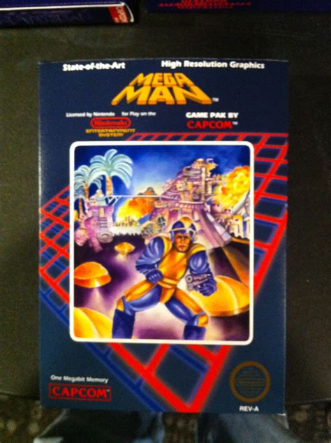 Mega Man 1 | Box My Games! Reproduction game boxes