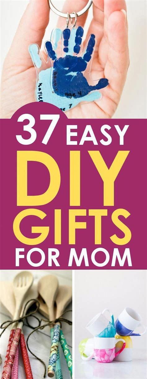 DIY GIFTS FOR MOM: DIY gifts are a wonderful way to show mom you really ...