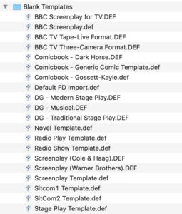 How to use templates with Movie Magic Screenwriter | Bela Lampert