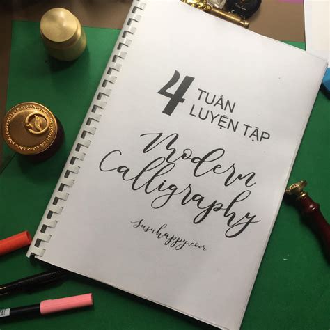 Tài Liệu Tập Viết Modern Calligraphy Trong 4 Tuần - Có Lộ Trình Tự Học ...