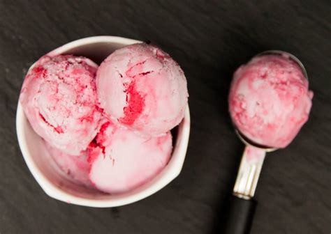 Vegan Raspberry Ripple Ice Cream • The Greedy Vegan