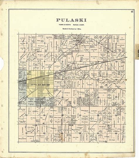 Williams County Ohio Map | secretmuseum