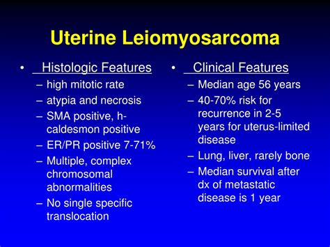 PPT - How to Tell a Sarcoma from a Myoma? Gynecologist ’ s Point of ...