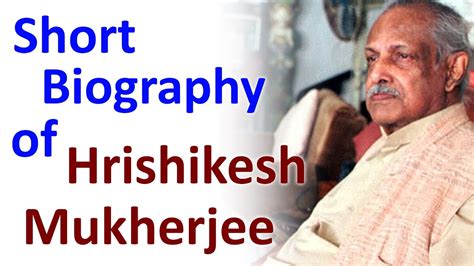 Hrishikesh Mukherjee | A Super Story Teller of Indian Cinema | Short ...