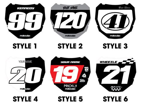 SURRON NUMBER PLATE DECAL – MotocutzMX