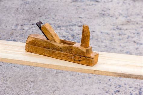 A Hand Plane is a Tool for Shaping Wood. Stock Photo - Image of wooden ...