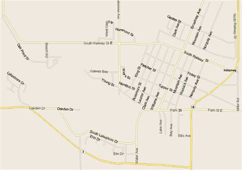 Killarney Map, Manitoba - Listings Canada