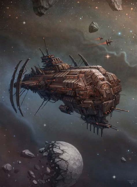 Sci Fi Spaceship Concept Art Designs – NBKomputer