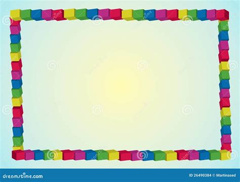 Rainbow frame stock illustration. Illustration of colorful - 26490384