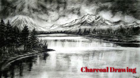 Share more than 133 charcoal drawing landscape - seven.edu.vn