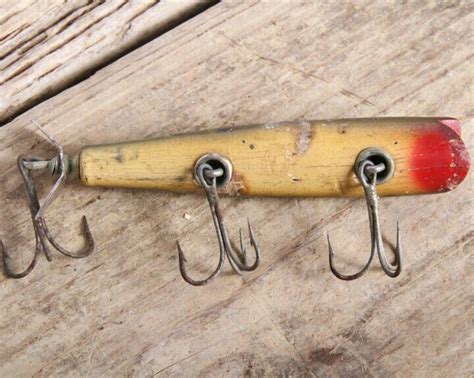 Old wooden fishing lure | Antique fishing lures, Old fishing lures ...