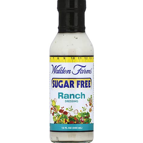 Walden Farms Dressing, Sugar Free, Ranch | Salad Dressing | Quality Foods