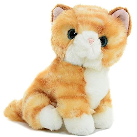 Lazada Realistic Stuffed Yellow Cat Baby Animal Dolls Kids Plush Toys 7 ...