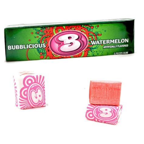 Bubblicious Watermelon - 5 Pieces Bubble Gum Pack