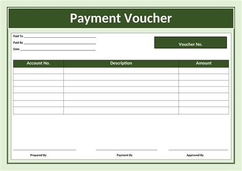 Cash Payment Voucher Template Free Download in Word (.docx)