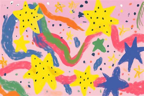 Stars art abstract painting. AI | Free Photo Illustration - rawpixel