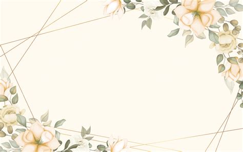 Vector Simple Wedding Flowers Light Background, Vector, Wedding ...