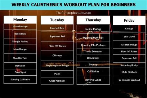 The Muscle-Building Calisthenics Workout Plan with PDF