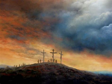 Calvary | Christian art, Jesus painting, Christian artists