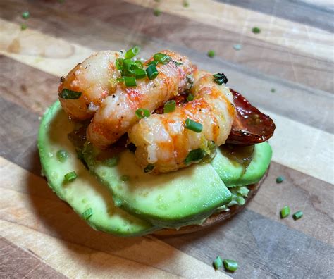 Spot Prawn Avocado Toast