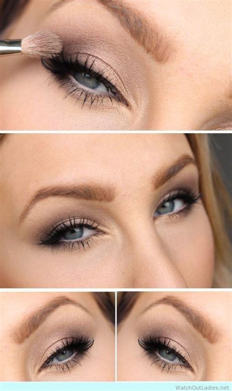 Beautiful make up tutorial for blue eyes - | Blue eye makeup, Eye ...