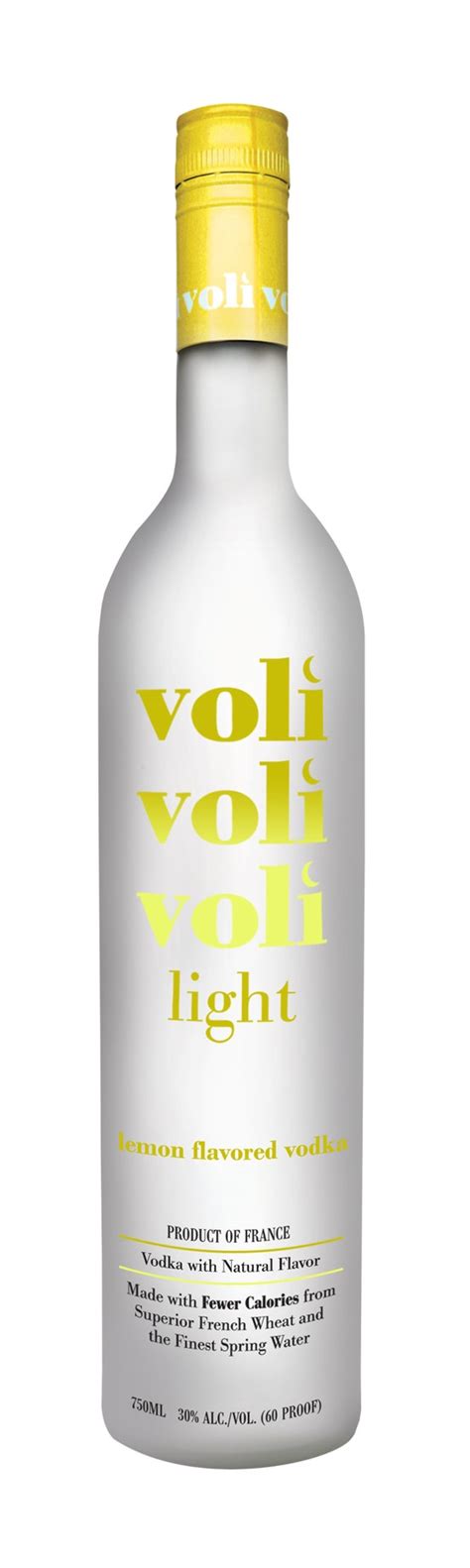 Voli Lemon Vodka - 1 1/2 oz only 80 calories | Light vodka, Vodka ...