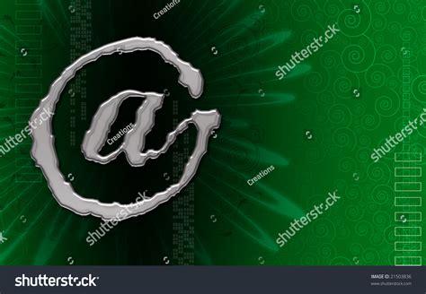 Digital Illustration Of At The Rate Symbol - 21503836 : Shutterstock