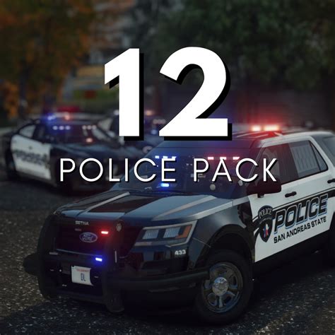 Fivem Police Car Pack: 12 Vehicles Fivem Ready Optimized Templates ...