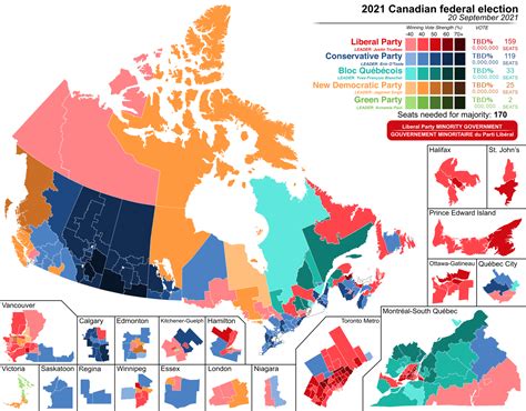 Canada. Legislative Election 2021 - Electoral Geography 2.0