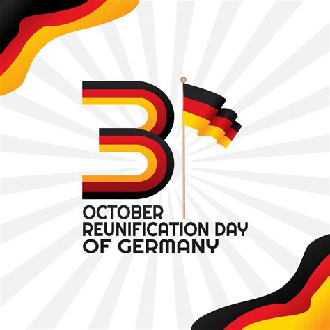 reunification of Germany vector illustration 5481392 Vector Art at Vecteezy